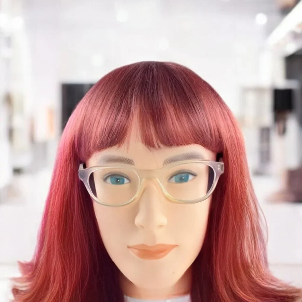 Warby Parker Webb 502 Transparent Matte Clear Frames Glasses - Picture 1 of 4